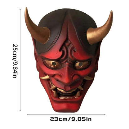Bellanica - Japanese Hannya Horned Demon Mask