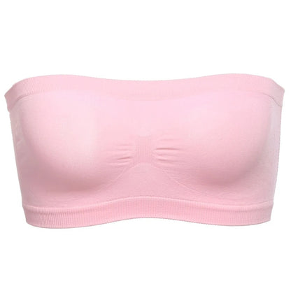 Bellanica - Breathable Mesh Strapless Bandeau Bra