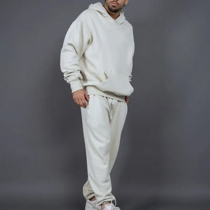 Bellanica - Fleece-Lined Thick Hooded Sweatshirt Set