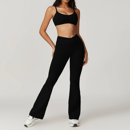 Bellanica - 2-Piece Crop Top Leggings Set