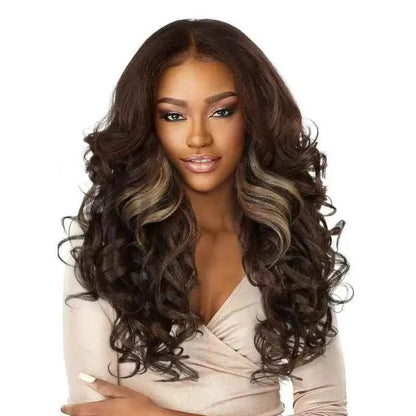 European American Black Curly Fashion Wig