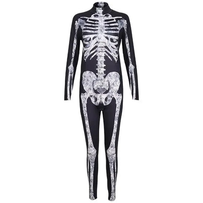 Bellanica - Skeleton Jumpsuit Costume for Halloween