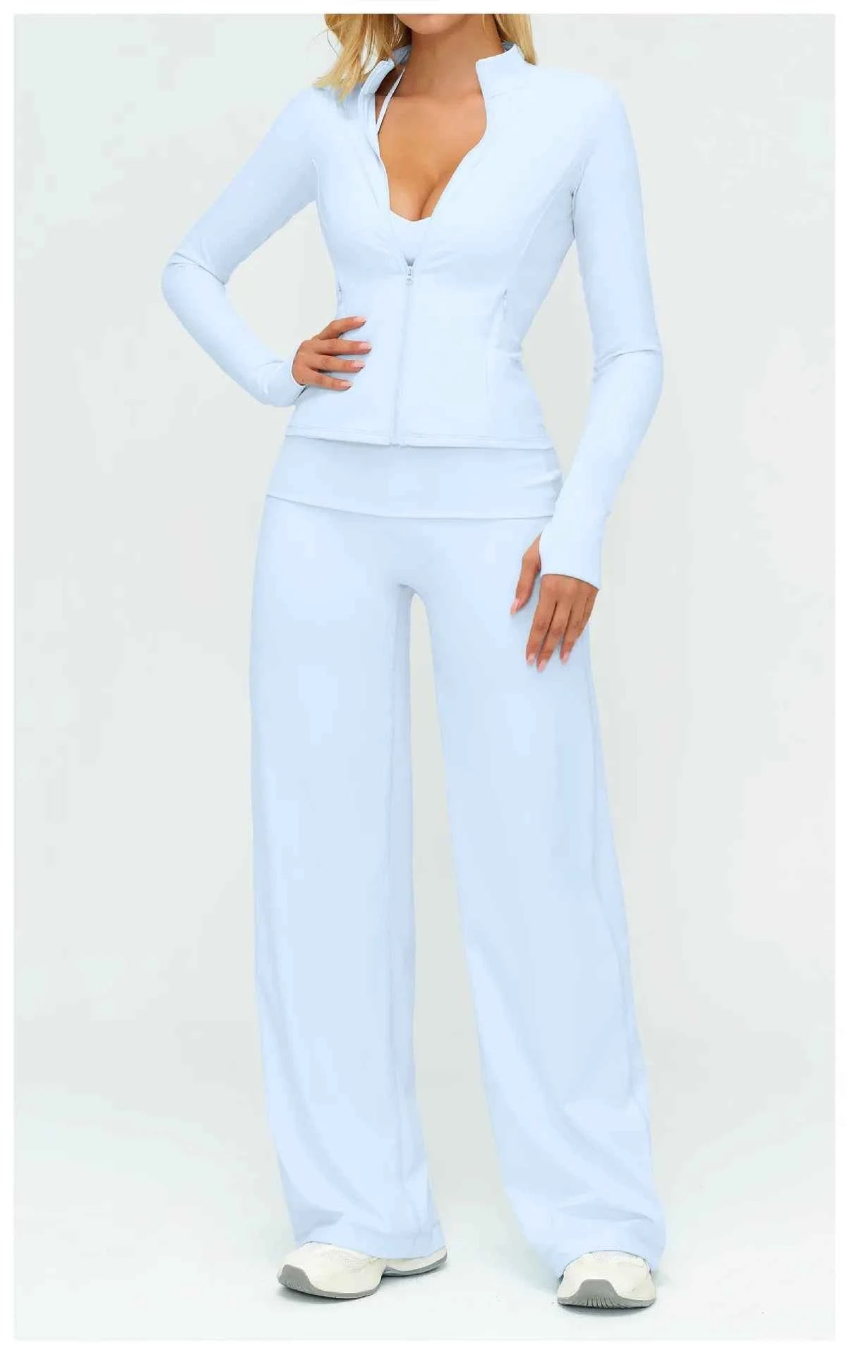 Womens Casual Yoga Tracksuit Set