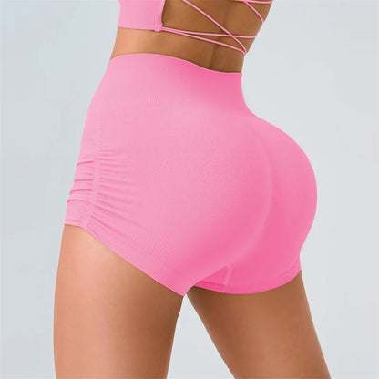 Bellanica - Seamless high-waist scrunch shorts