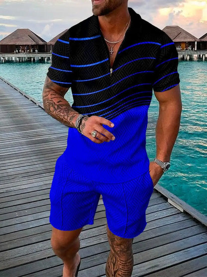 Bellanica - 3D Stripe Men's Summer Set
