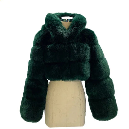 Bellenica - Pink Faux Fur Coat