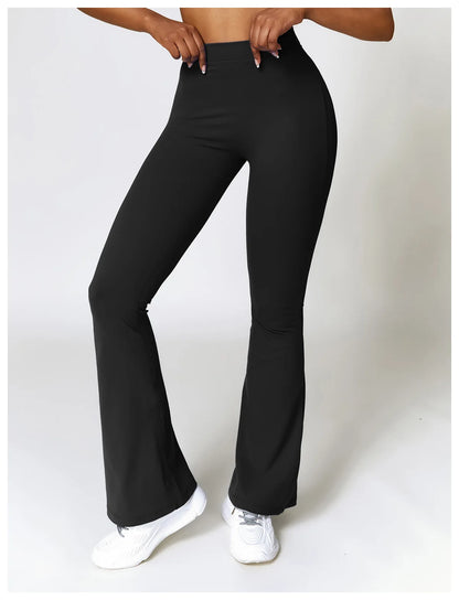 Bellanica - V-Waist Flare Leg Yoga Pants