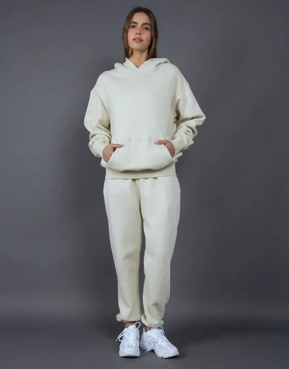 Bellanica - Fleece-Lined Thick Hooded Sweatshirt Set