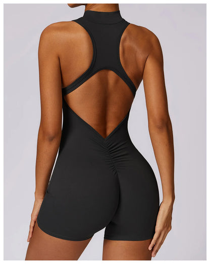 Bellanica - Seamless One-Piece Workout Jumpsuit Set
