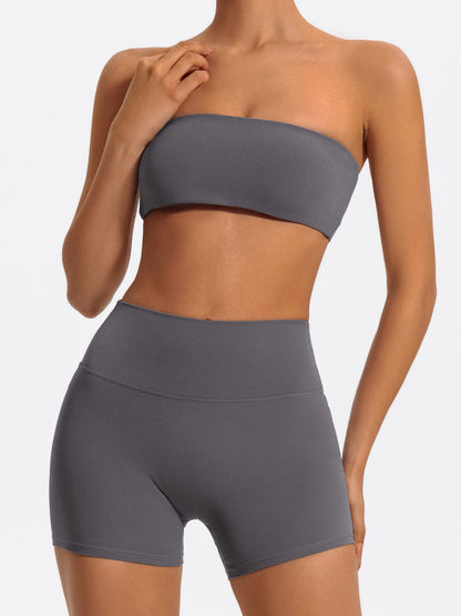Bellanica - Women’s strapless workout bra set