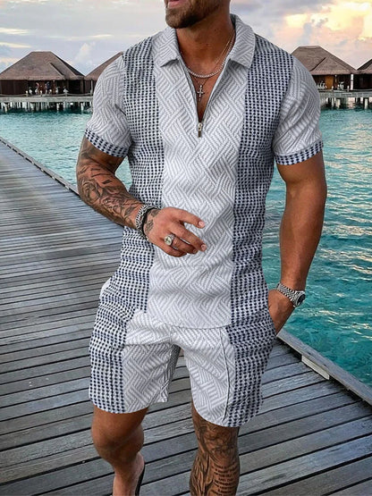 Bellanica - 3D Stripe Men's Summer Set