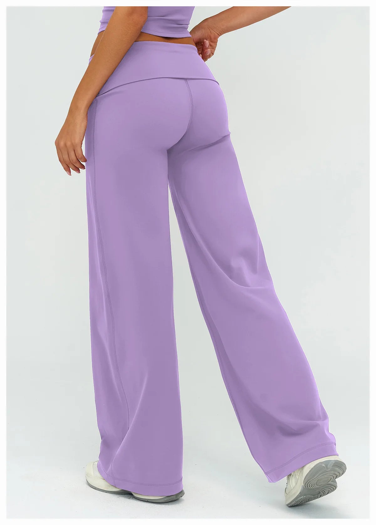 Womens Loose Wide-Leg Sports Leggings - Bellanica