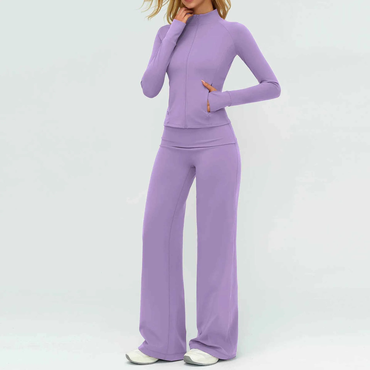 Womens Casual Yoga Tracksuit Set