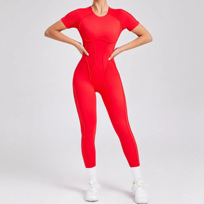 Bellanica - One-piece padded backless slim jumpsuit