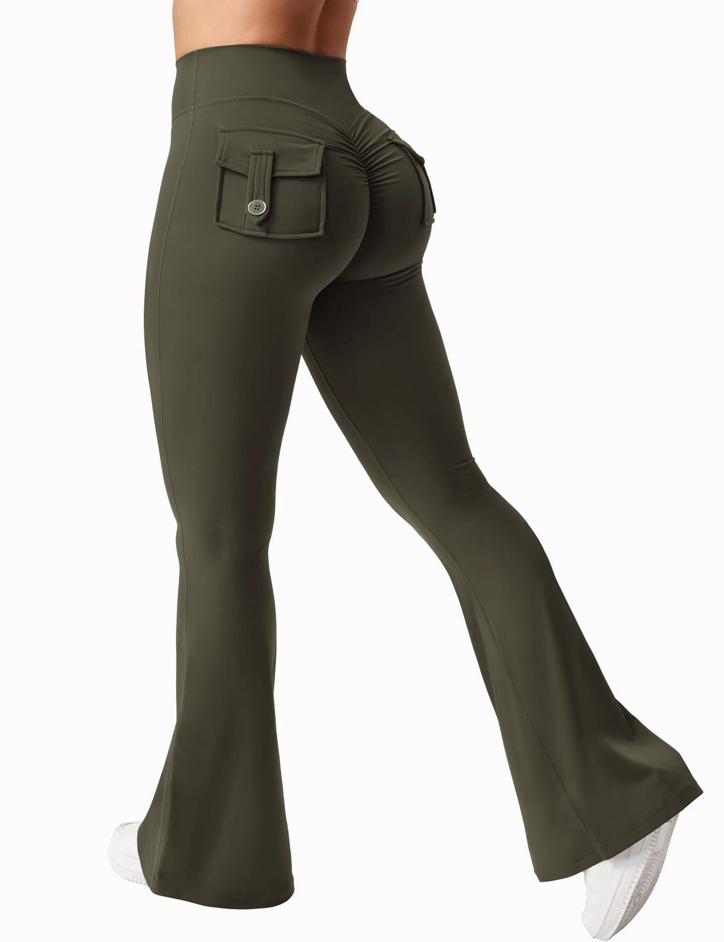 Bellanica - Stretch-Yogahose mit weitem Bein für Damen 