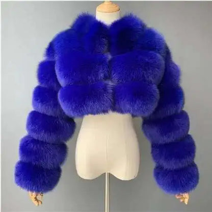 Bellanica - Women’s Short Faux-Fur Jacket