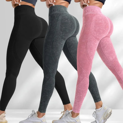 Bellanica - Seamless high-waist hip-lifting leggings