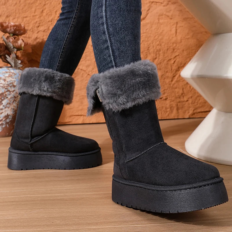 Bellanica - Plush chunky winter boots