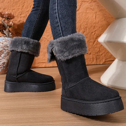 Bellanica - Plush chunky winter boots