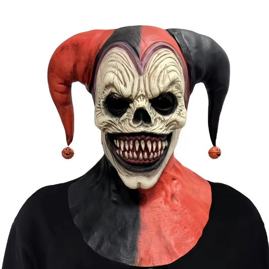 Bellanica - Menacing Horned Clown Halloween Mask