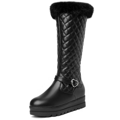 Bellanica - Fur knee winter boots