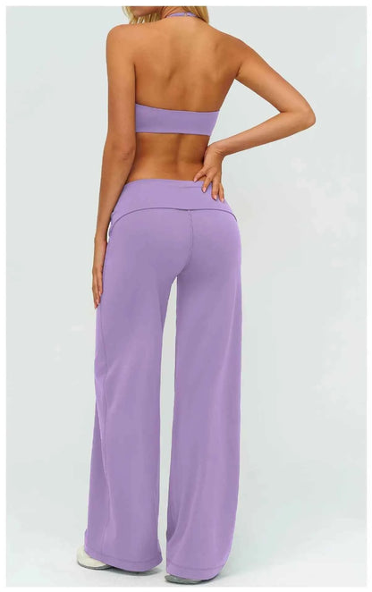 Womens Casual Yoga Tracksuit Set