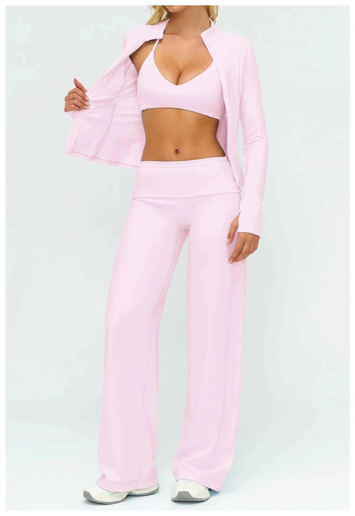 Womens Casual Yoga Tracksuit Set