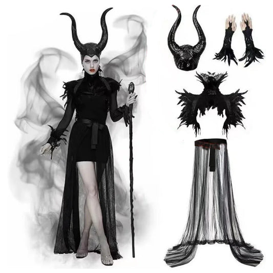 Bellanica - Maleficent Cosplay Horns for Women