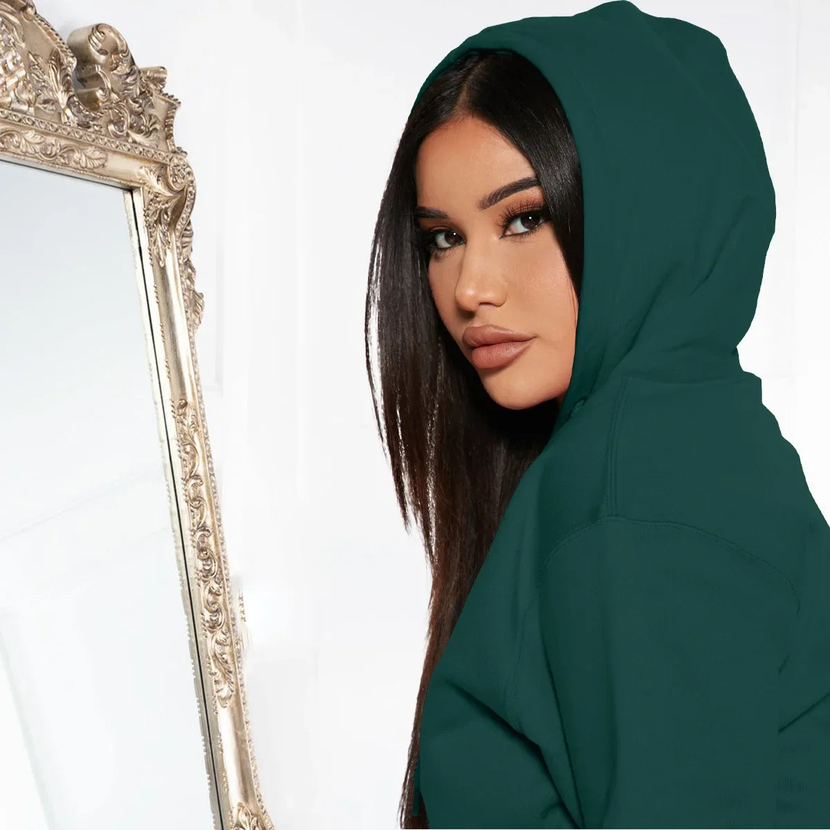 Bellanica - Fashionable Winter Fleece Skirt Set