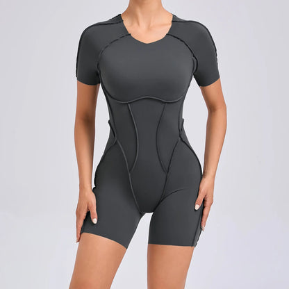Bellanica - One-piece padded backless slim jumpsuit