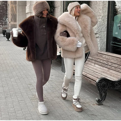 Bellanica - Autumn Winter Luxury Lady Outwears