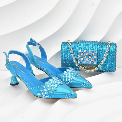 Women's Shoes and Matching Bag Set