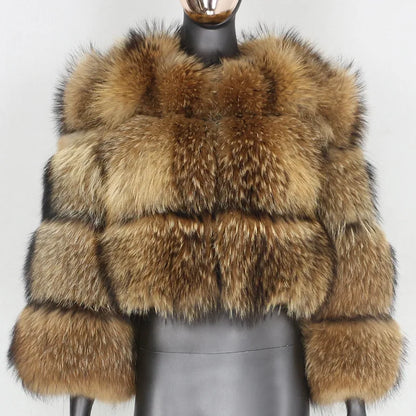 Bellanica - Raccoon Fur Jacket Autumn Winter