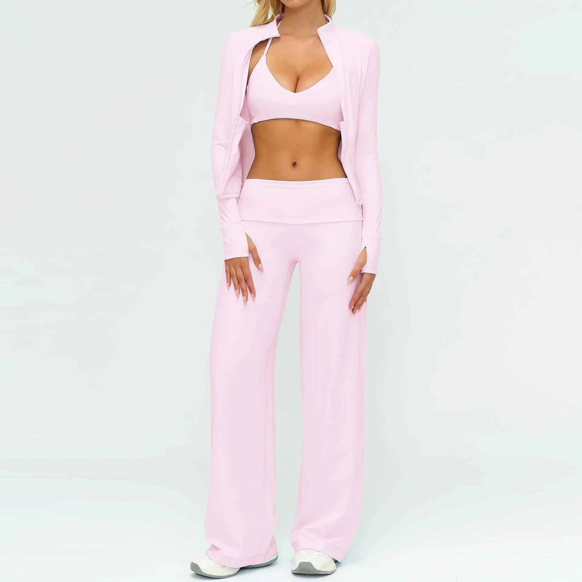 Womens Casual Yoga Tracksuit Set