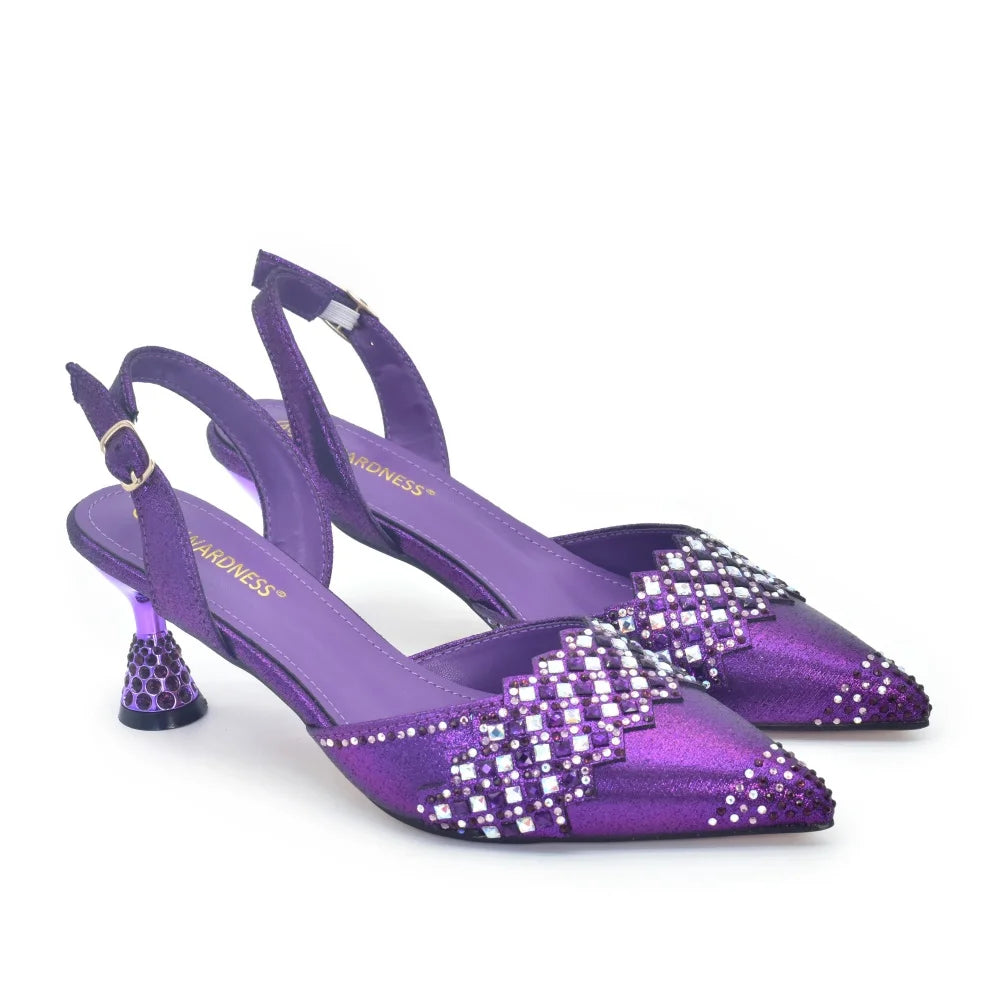 Women's Shoes and Matching Bag Set