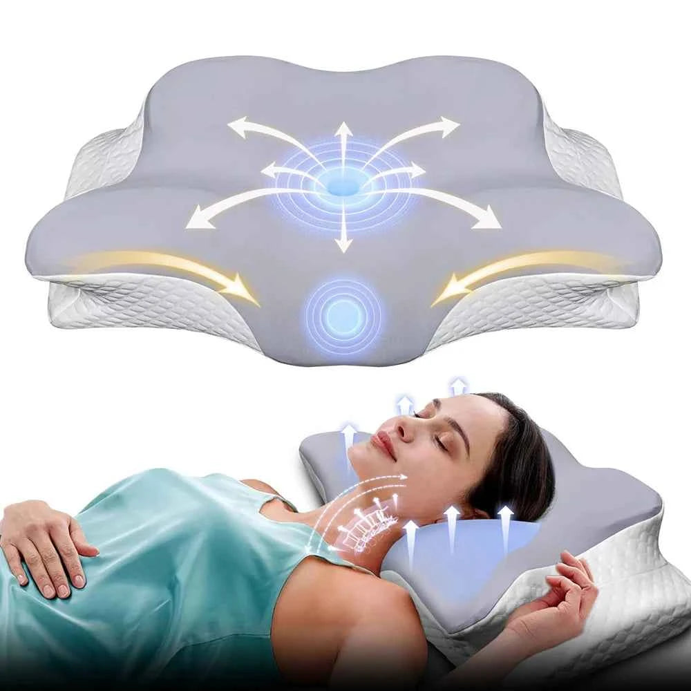 Butterfly Memory Foam Cervical Pillow