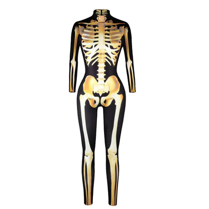 Bellanica - Skeleton Jumpsuit Costume for Halloween