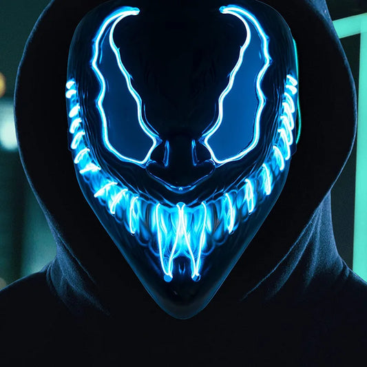 Bellenica - LED Venom Mask – Halloween Cosplay
