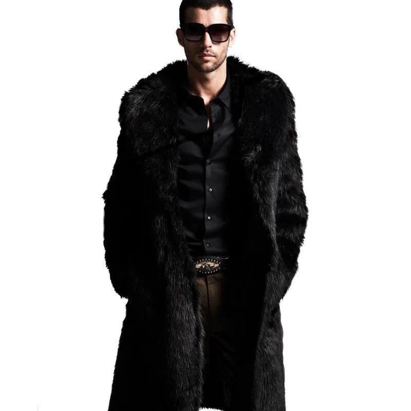 Bellanica - Men's Faux Fur Overcoat