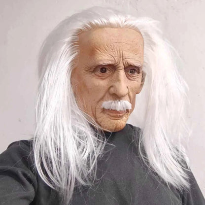 Realistic Full Head Latex Old Man Mask
