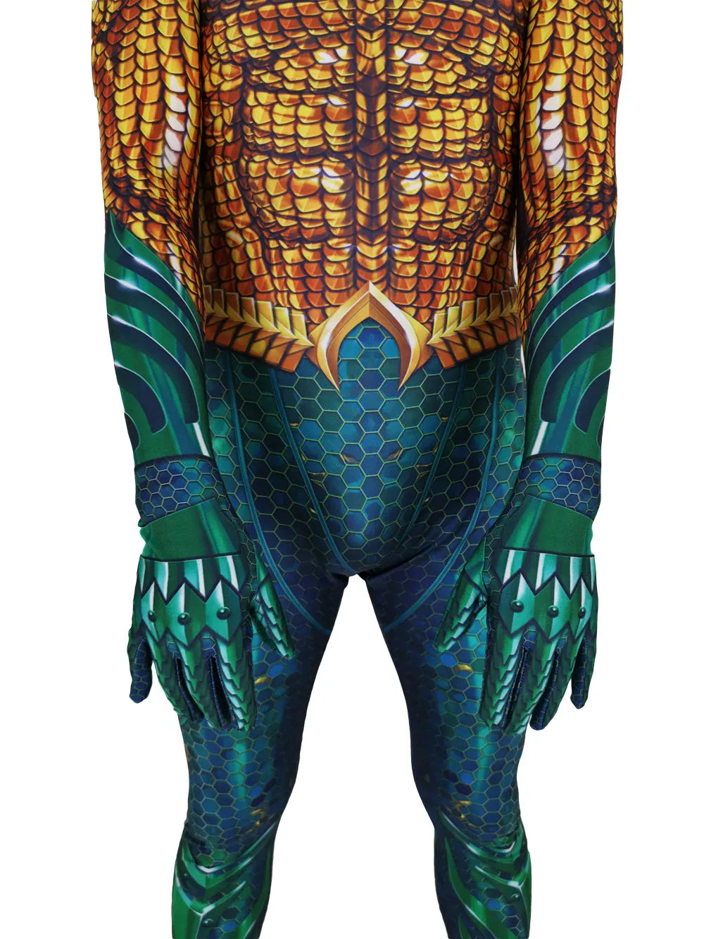 Bellanica - Halloween Aquaman Superhero Adult Costume