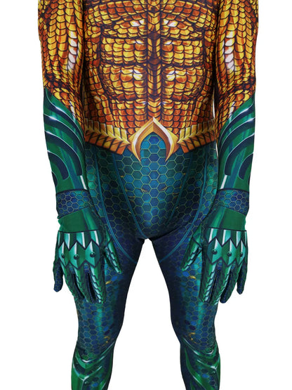 Bellanica - Halloween Aquaman Superhero Adult Costume