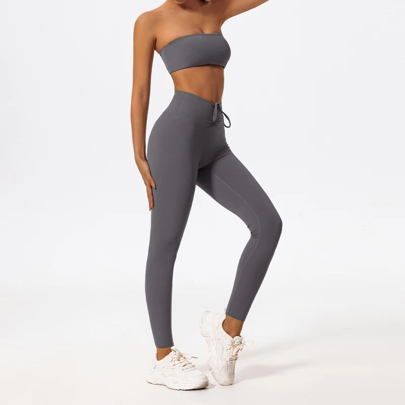 Bellanica - Women’s strapless workout bra set
