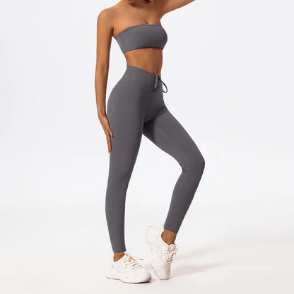 Bellanica - Women’s strapless workout bra set