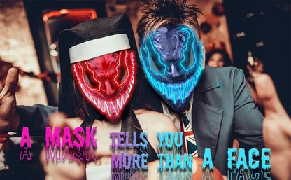 Bellenica - LED Venom Mask – Halloween Cosplay