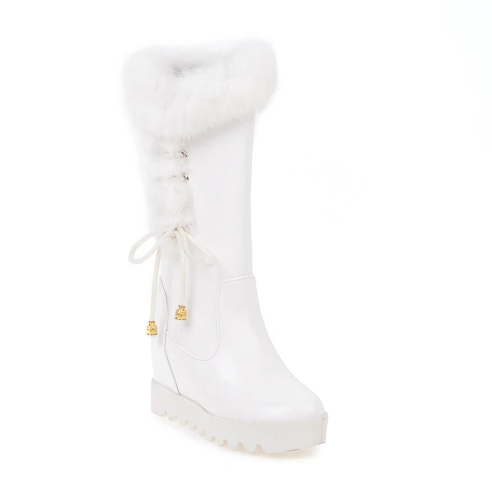 Bellanica - Fur mid-calf boots