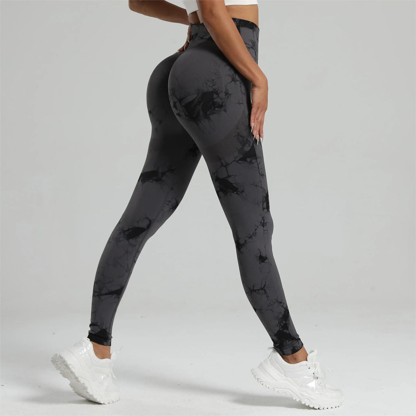 Bellanica - Women’s Tie-Dye Butt-Lifting Yoga Leggings