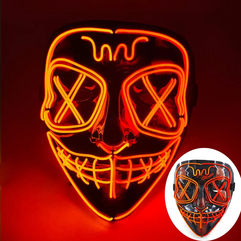 Bellanica - Glowing LED Purge Mask Headgear