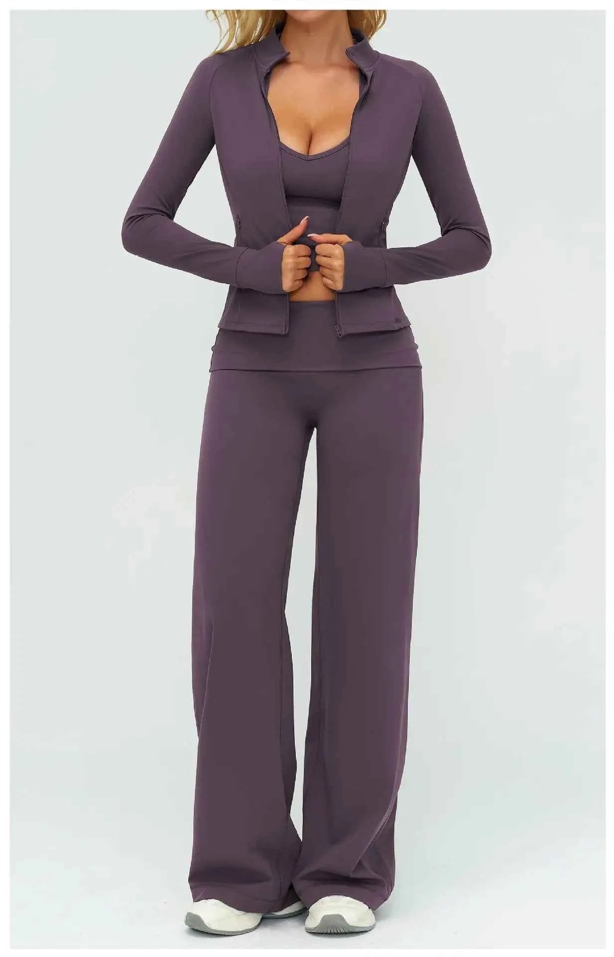 Womens Casual Yoga Tracksuit Set