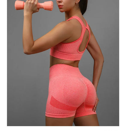 Bellanica - Women’s yoga workout shorts set